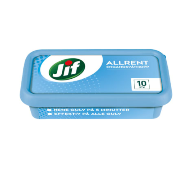 Jif Disposable Wet Mop All-Purpose 10 pcs (Jif Engangsvåtmopp Allrent) | Disposable wet mop | House and Home, Household Cleaning Product | Jif